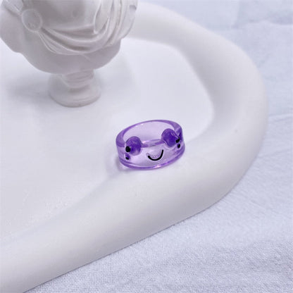 Fun Green Frog Children's Ring