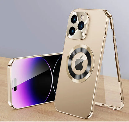 Premium Metal Magnetic Case for iPhone 15 14 13
