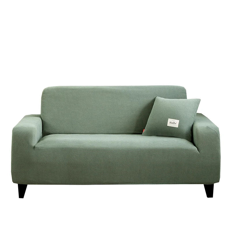 Fits 1-4 Seater, Elastic Sofa Slipcover with Jacquard Pattern