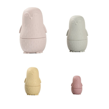 Colorful Silicone Stacking Russian Dolls