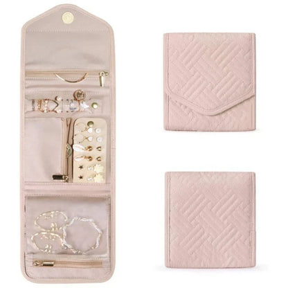 Portable Travel Jewelry Roll Up Pouch - Befez