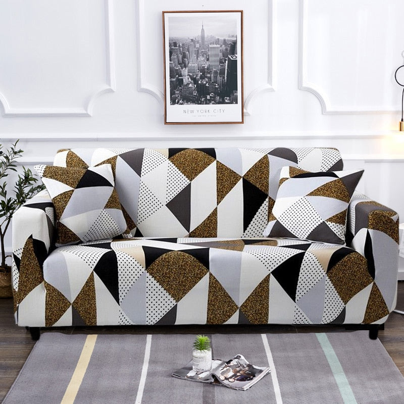 Stylish Slip Resistant Stretch Sofa Protector