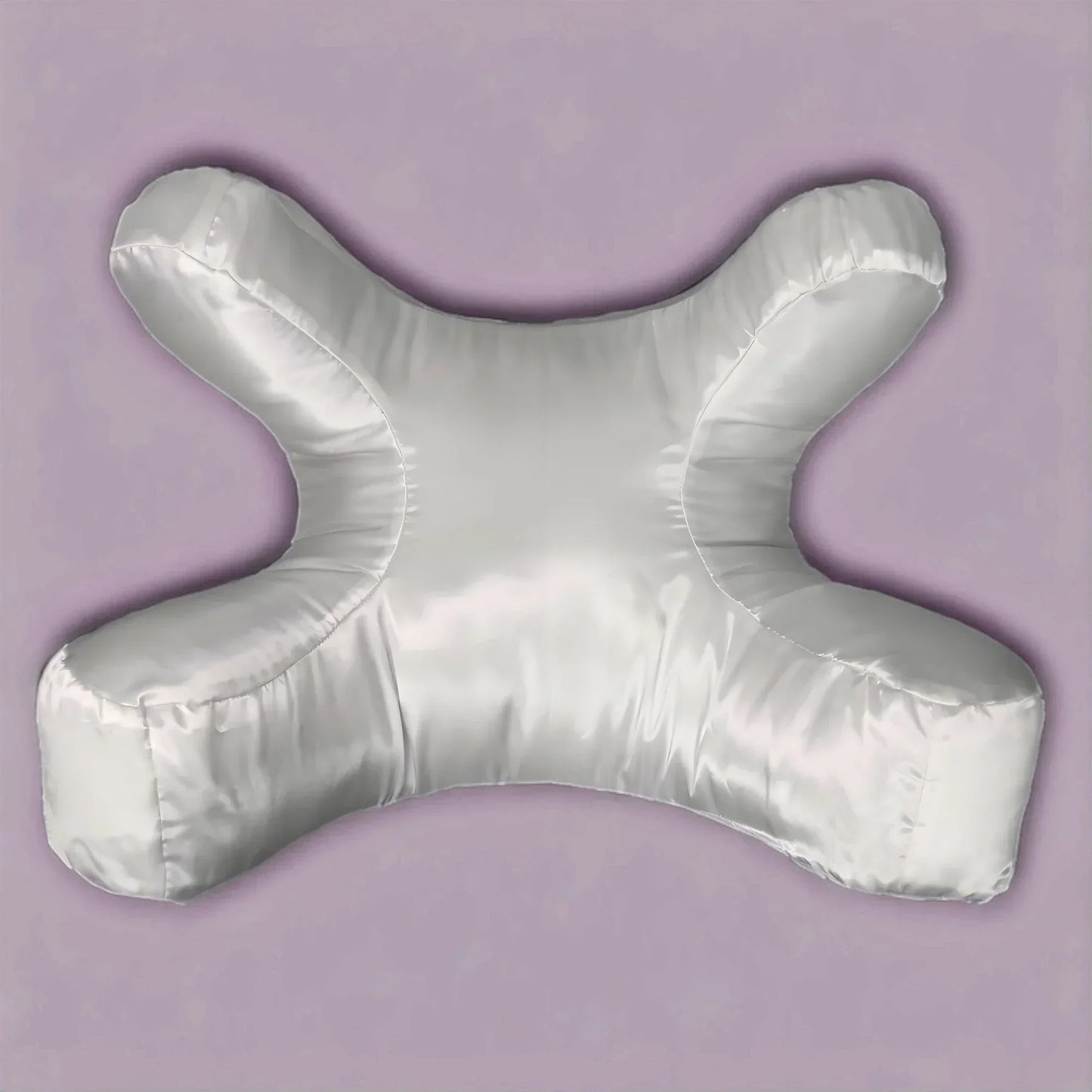 Soft Face Pillow Set with Silk Cover for Beauty Sleep