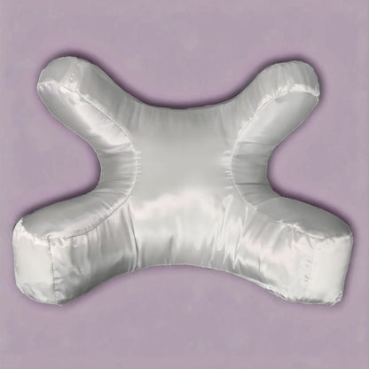 Soft Face Pillow Set with Silk Cover for Beauty Sleep