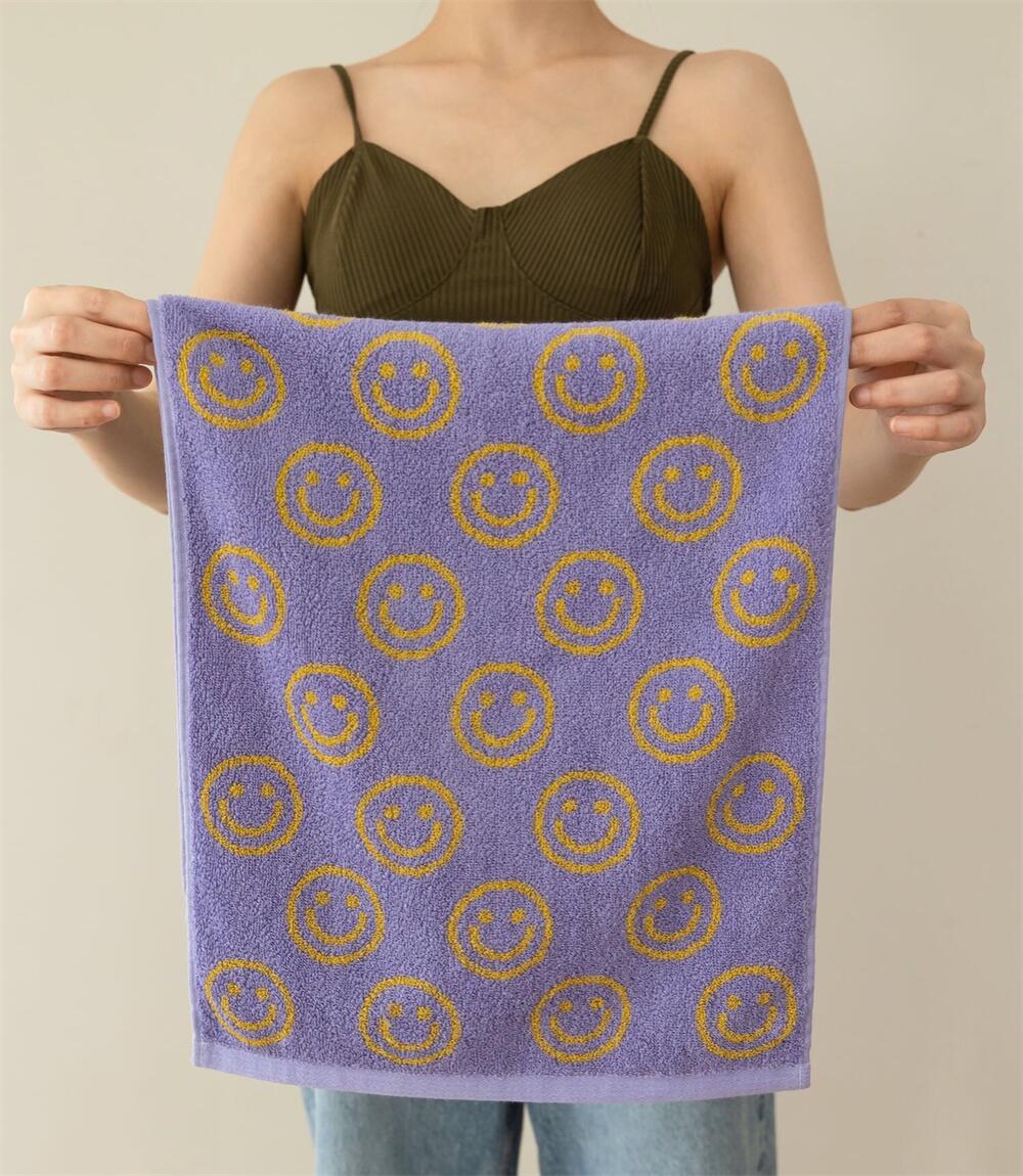 Fun Happy Face Beach Towel
