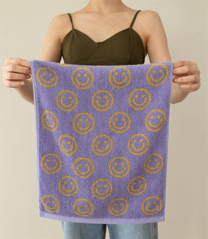 Fun Happy Face Beach Towel