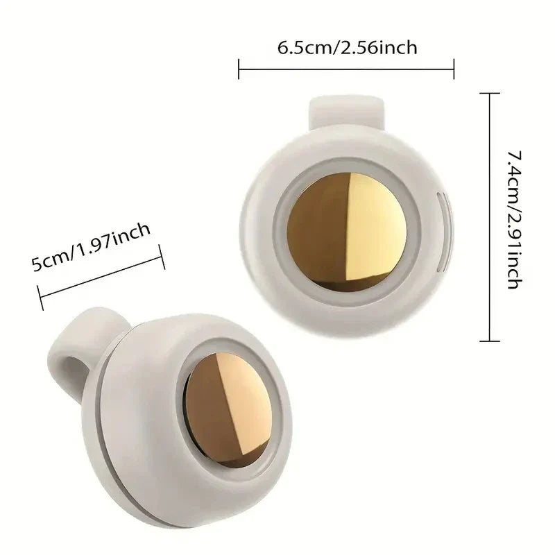Compact Personal Clip Fan with USB Rechargeable Design