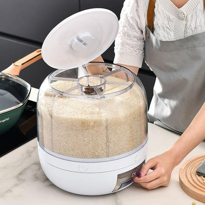 Automatic 360 Degree Grain Storage Container
