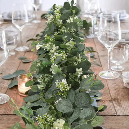 Fresh Eucalyptus Artificial Garland Set - Befez
