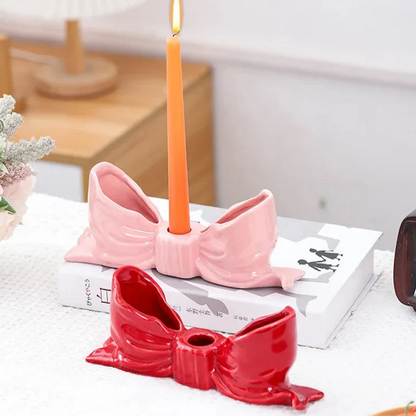 Decorative Floral Ceramic Candle Holder