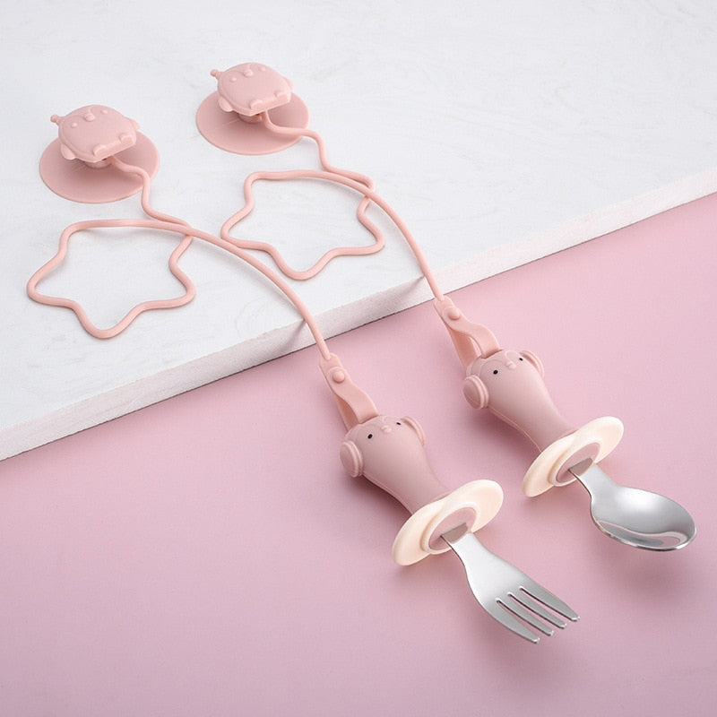 Befez | Baby Safe Feeding Spoon Fork Set - Befez