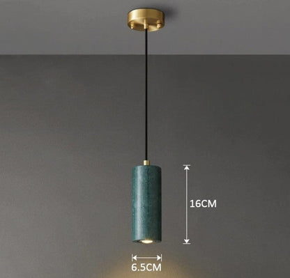 Simple Marble Drop Ceiling Light