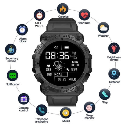 Fitness Tracker Bluetooth Smartwatch