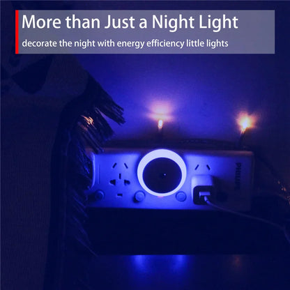 Smart LED Night Light with Auto Dimmer and Sensor