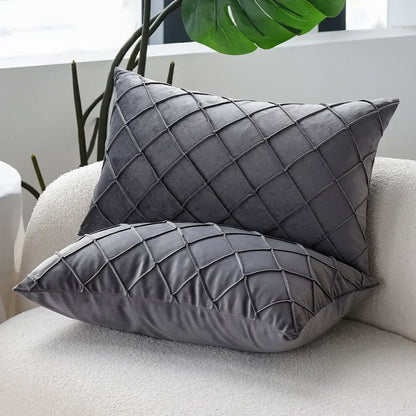 Soft Velvet Throw Pillow Cover