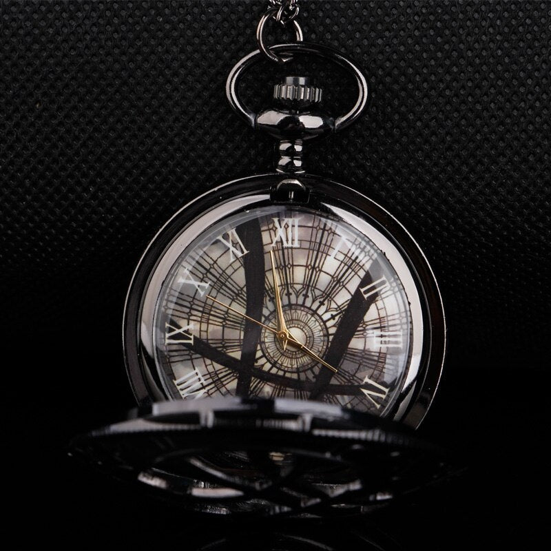 Vintage Style Steampunk Pocket Watch Pendant