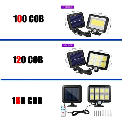 Bright Solar Powered LED Outdoor Security Light