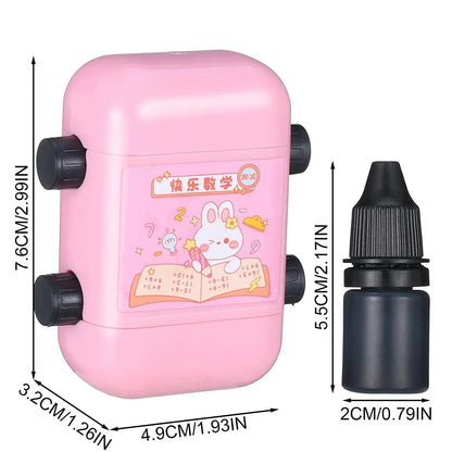 Fun Math Stamp Roller for Kids Learning