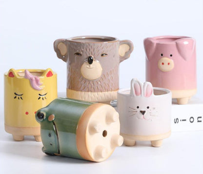 Adorable Pet Planters Small Animal Pots