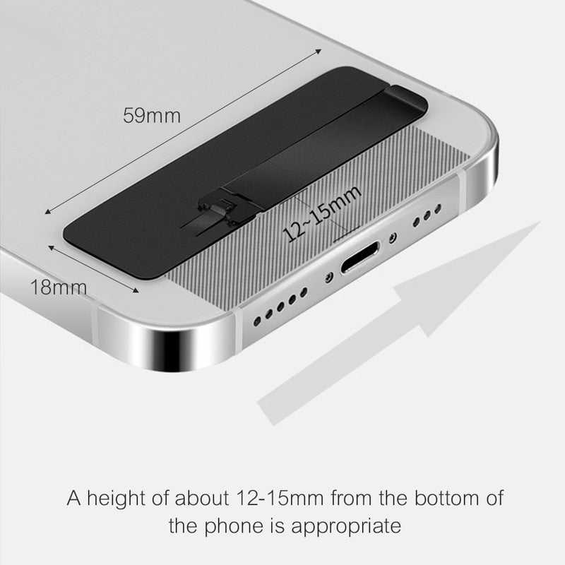 Clear Adhesive Phone Mount Clip