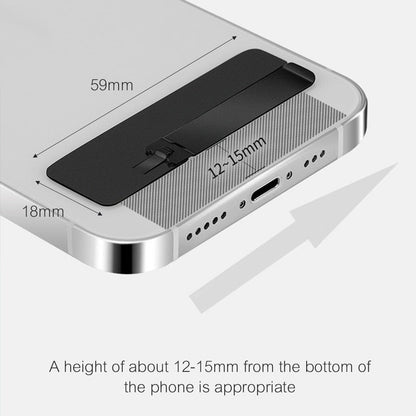 Clear Adhesive Phone Mount Clip