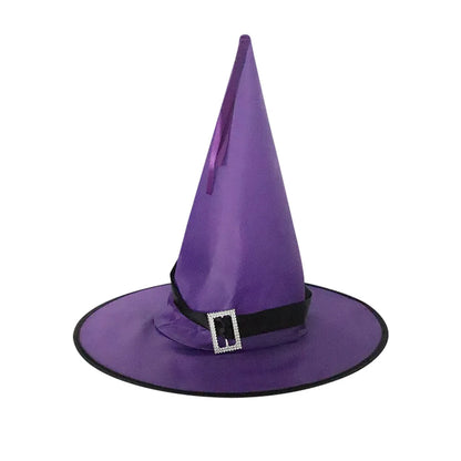 Spooky Glow Witch Hat for Kids and Adults Halloween Costume