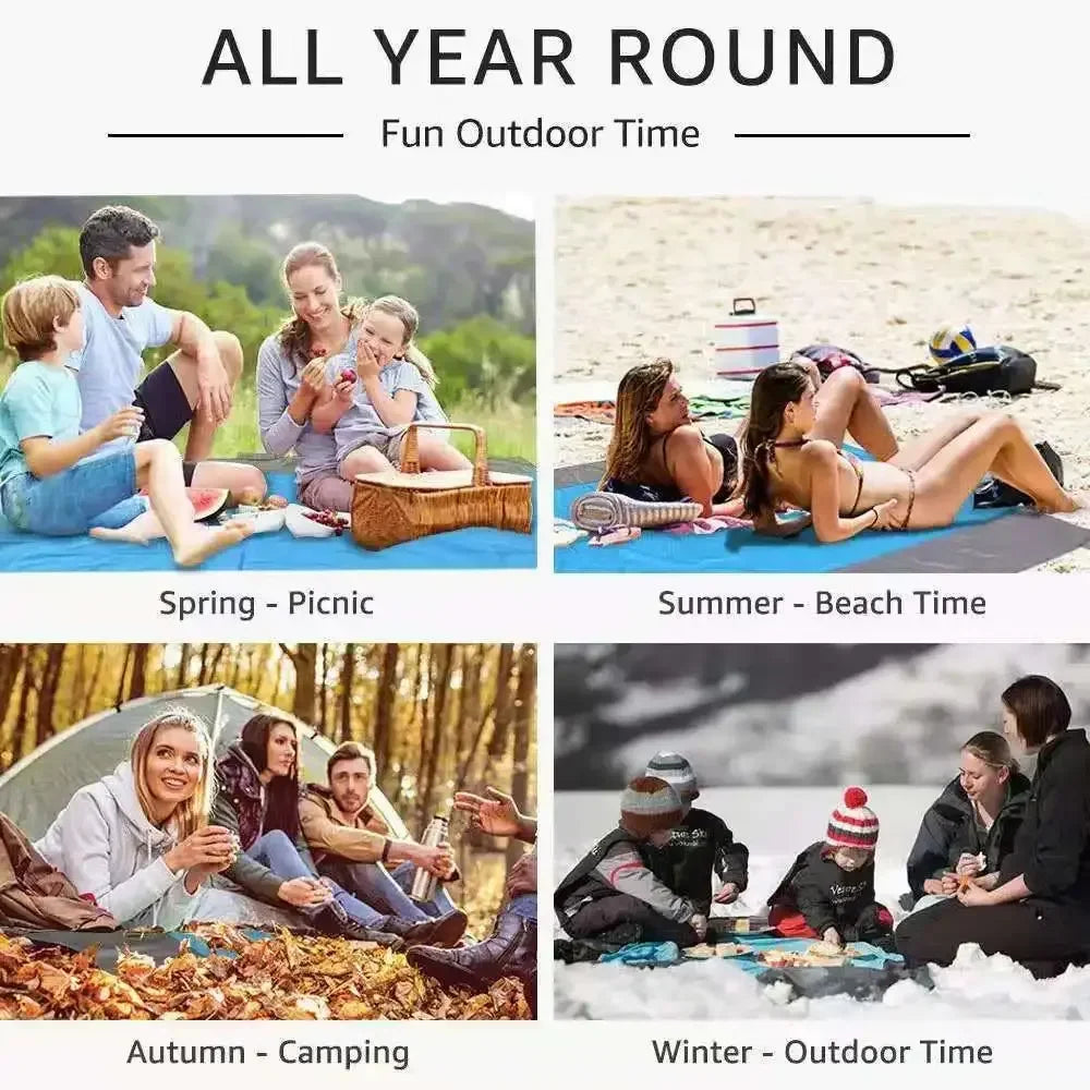 Large Waterproof Beach Mat AeroLoom Blanket
