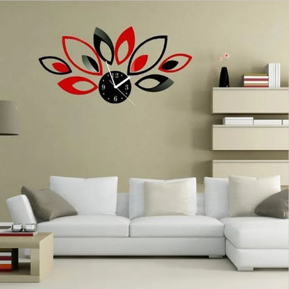 Modern 3D Wall Clock Decor