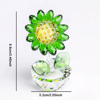 Beautiful Glass Floral Lamp