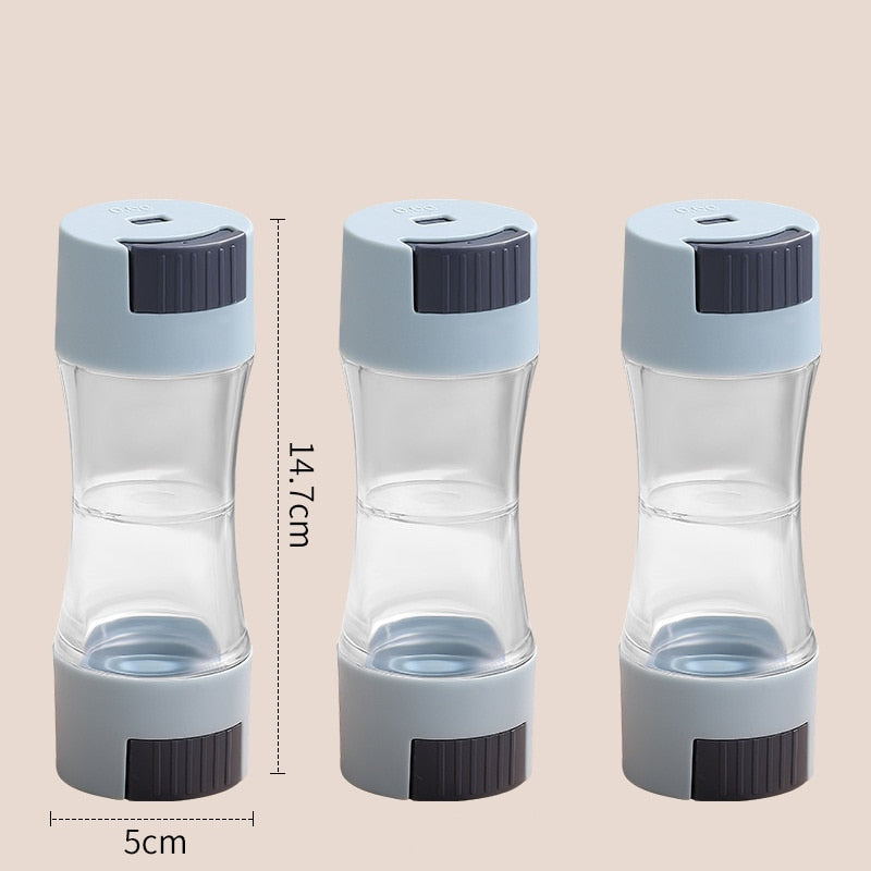 Airtight Spice Container Twin Dispenser