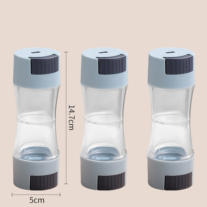 Airtight Spice Container Twin Dispenser