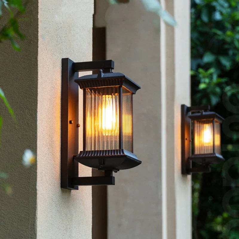 Durable Outdoor Wall Lamp Metal, Weatherproof Garden Light - Befez