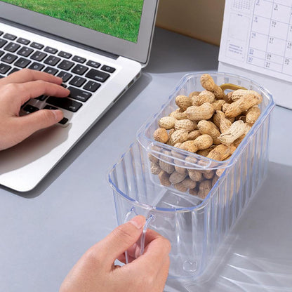 Crystal Clear Storage Double Layer Basket