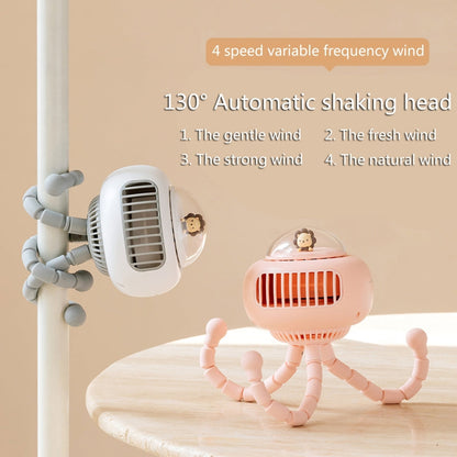 Compact Lightweight Baby Stroller Fan