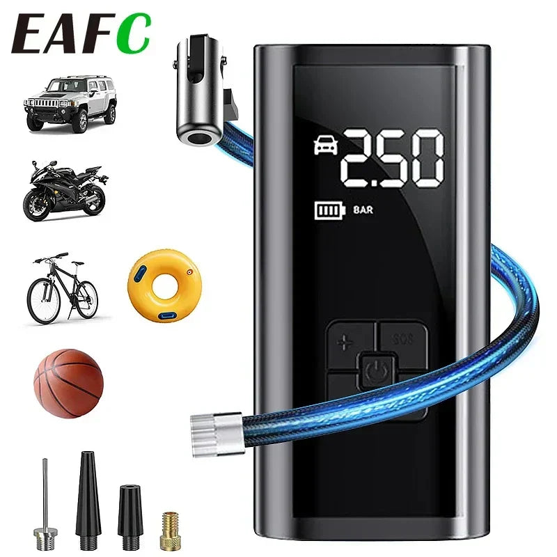 Portable Air Compressor Pump 150PSI Wireless