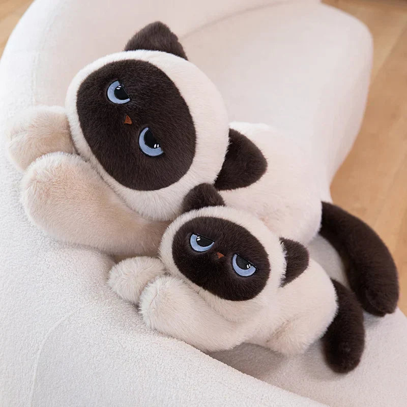Adorable Siamese Kitten Soft Plush Toy