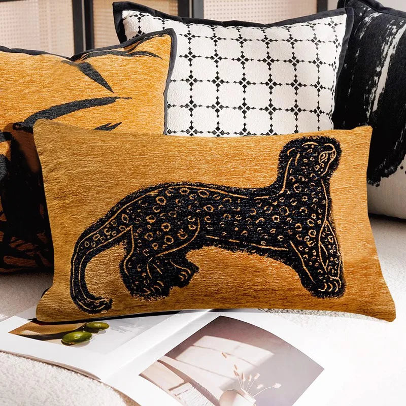 Stylish Horse Pattern Throw Pillow for Home Decor