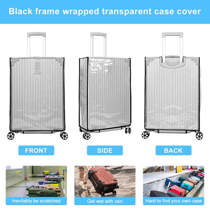 Clear Protective Travel Luggage Cover