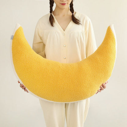 Soft Moon Shaped Pillow