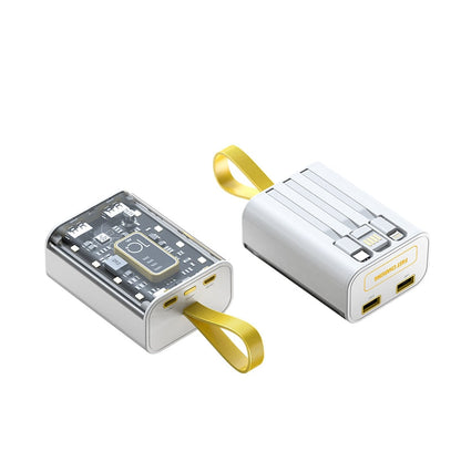 Clear Fast Charging Portable Power Bank