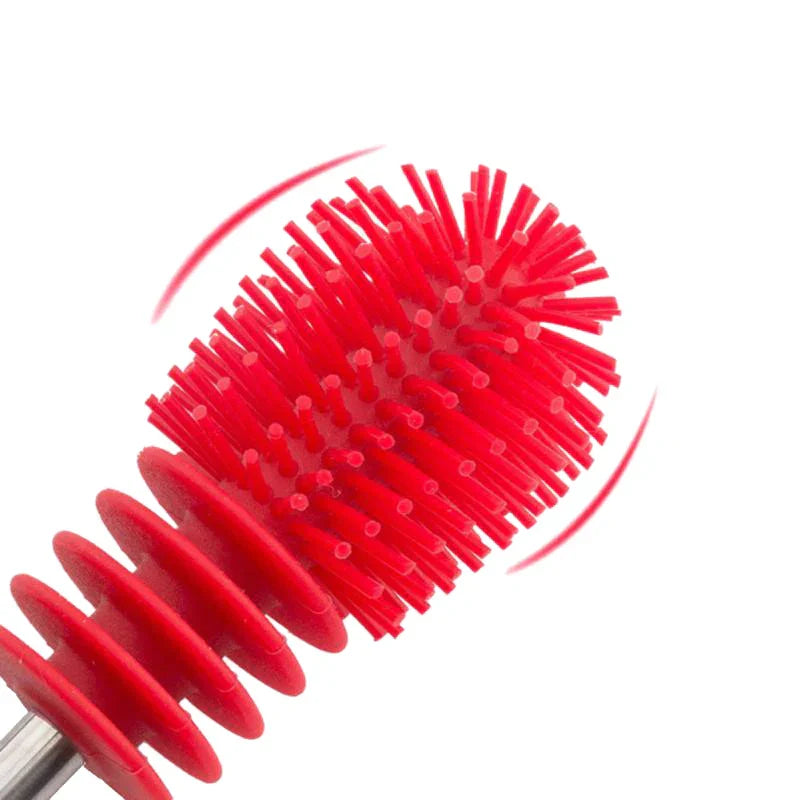 Soft Baby Bottle Cleaner Brush with Removable Head