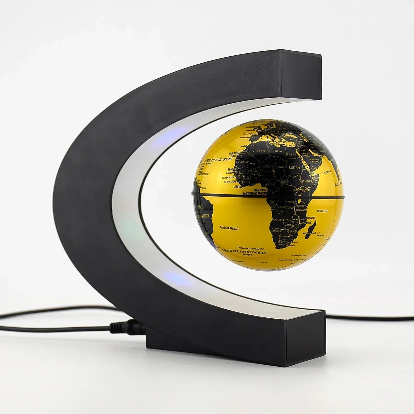 Glowing Globe Lamp with Floating Motion Effect