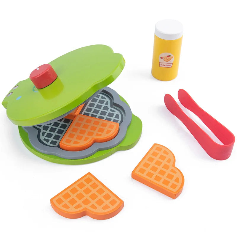 Deluxe Wooden Play Kitchen Set