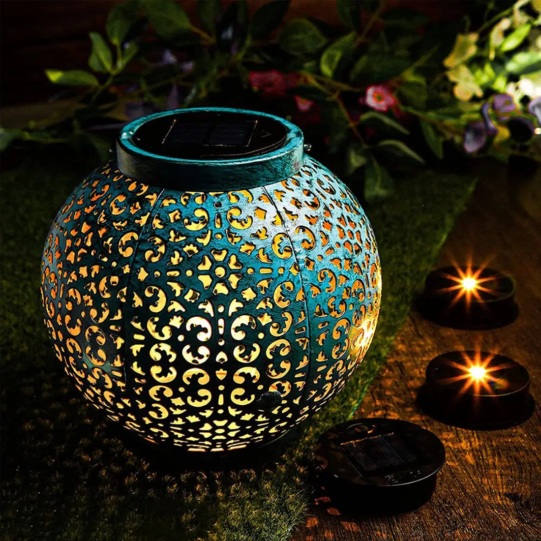 Outdoor Solar Garden Lantern Replacement Lids 6pc Set