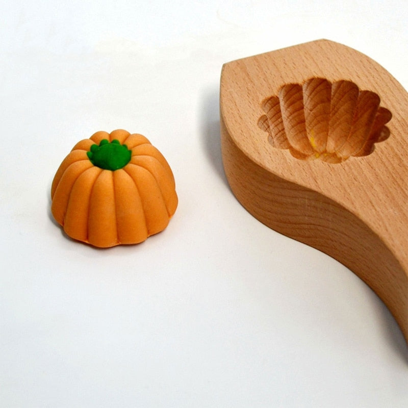 Natural Wooden Dumpling Maker Tool