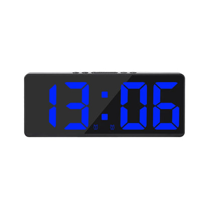 Compact LED Alarm Clock with Night Light