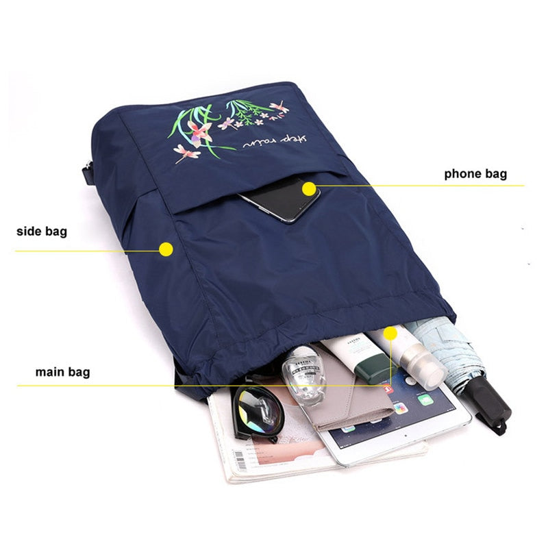 Compact Folding Hiking Backpack for Women