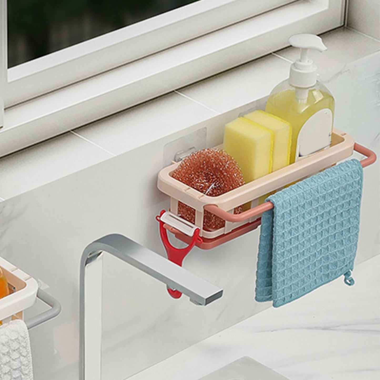 Space Saving Kitchen Sink Storage Rack Organizer