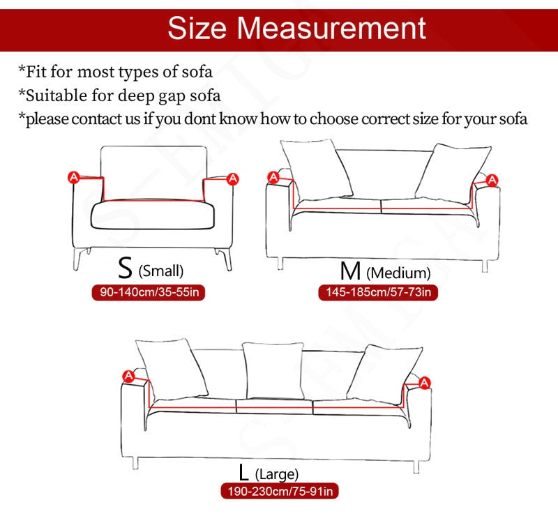 Stylish Slip Resistant Stretch Sofa Protector