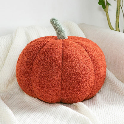 Cozy Orange Autumn Throw Pillows